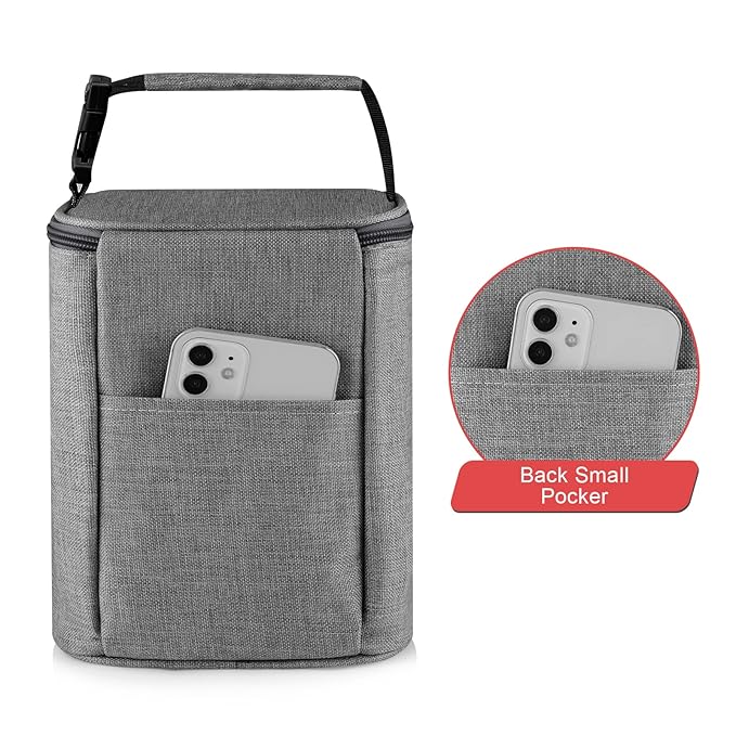 Accmor Breastmilk Cooler Bag, Baby Bottle Cooler Bags, Insulated Tote Bags On The Go, Fits 4 Large 8oz Bottles, for Nursing Mom Daycare Travel-CubbioJoy
