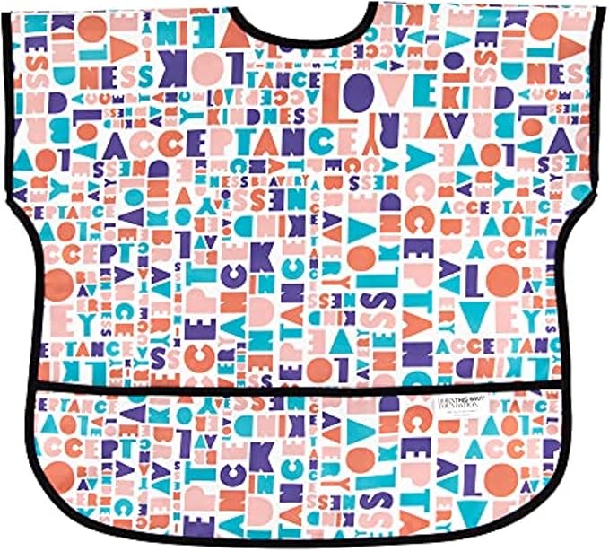 Bumkins Bibs - Toddler Bibs, Waterproof, Large for 1-3 Years, Short Sleeve-CubbioJoy