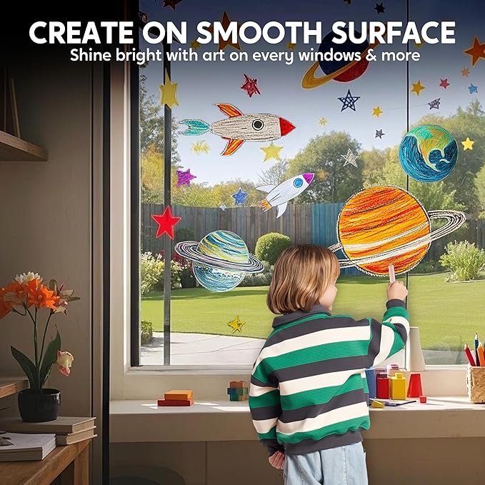 JOYIN 36 PCS Silky Crayon for Kids, Toddler Twistable Crayon, 12 Colors, Art Supplies, School Supplies, Kids Indoor Activities-CubbioJoy