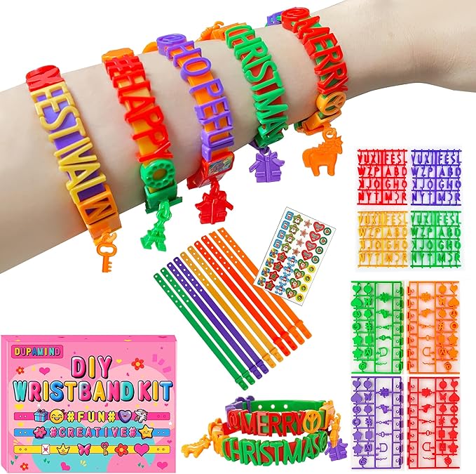 Art & Craft Kits for Kids, DIY Friendship Bracelet Making Kit for Girls, Jewelry Making, Halloween Gifts for Ages 5-12, Toys for Ages 5, 6, 7, 8, 9, 10, 11, 12 Years Old, Party Craft Activity-CubbioJoy
