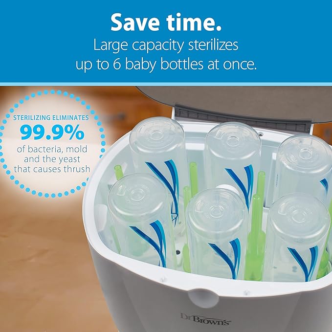 Dr. Brown’s Deluxe Electric Sterilizer for Baby Bottles and Other Baby Essentials-CubbioJoy