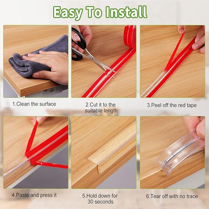 BabySafe Edge Protector Strip: Table Corner Guards for Baby Furniture & Fireplace, 3.3ft(1m)-CubbioJoy