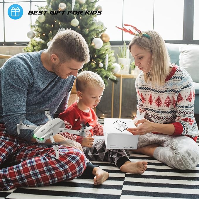 Drone With Camera 1080P for Kids And Adults, RC Quadcopter with Altitude Hold, Mini Drone With One Key Start, Waypoint Fly, Headless Mode, 3D Flip, 3 Speeds, Remote Control Drone for Beginners-CubbioJoy