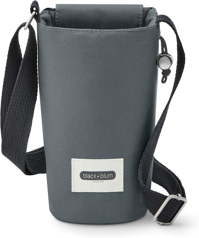BLACK + BLUM Insulated Bottle Bag - Made with Recycled PET and BPA Free - Bottle Bag for On The Go, Slate-CubbioJoy
