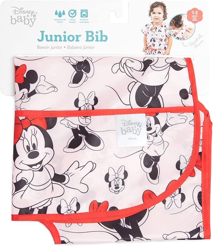 Bumkins Bibs - Toddler Bibs, Waterproof, Large for 1-3 Years, Short Sleeve-CubbioJoy