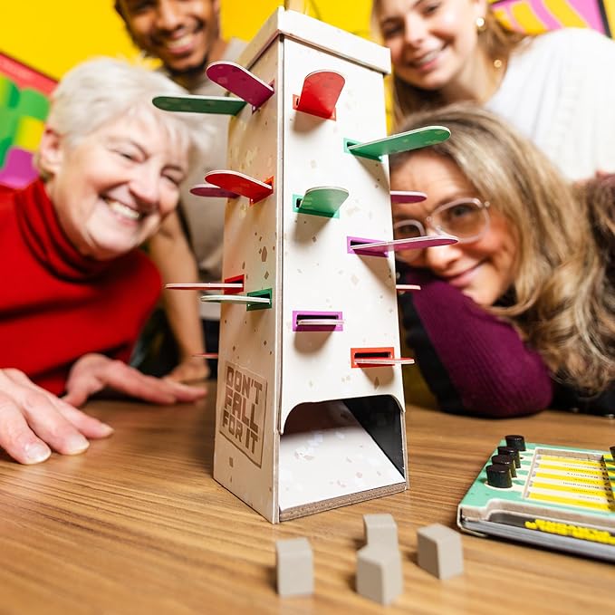 Don't Fall for It – Fun Trivia Board Game Age 3+ for Families and Kids | Hilarious Family Game for All Ages | 2+ Players, Portable and Easy to Play-CubbioJoy