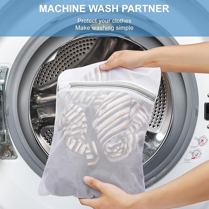 BAGAIL Laundry Bags Mesh Wash Bag for Intimates Lingerie and Delicates(3S)-CubbioJoy