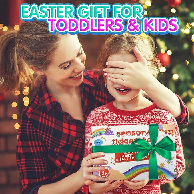 2PC Pink Dinosaur Color Sorting Sensory Toys, Montessori Toys for Toddler Girl Fine Motor Skill Game Learning Activities Quiet Calm Down Fidgets for Classroom Stocking Stuffers for 3 4 5 Year Old-CubbioJoy