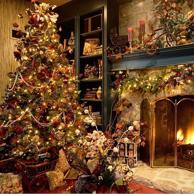 Dazzle Bright Color Changing Christmas Lights, 33ft 100 LED RGB String Lights with Remote & Timer, USB Powered Fairy Lights for Indoor Outdoor Xmas Tree Party Wedding Halloween Decorations-CubbioJoy