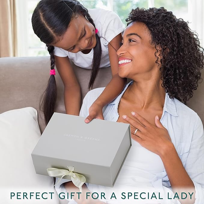 Jasmyn & Greene Luxury Spa Gift Basket for Women - 10 Relaxing Spa Birthday Gifts for Women with Lavender. Bridal Shower Gifts for Woman with Self Care Kit. Get Well Soon Package for Mother Sister.-CubbioJoy