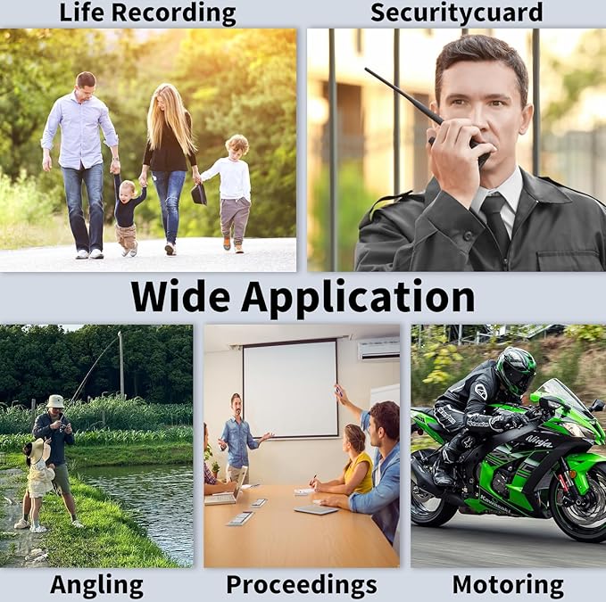 Body Camera 128GB, 4K 30FPS Action Camcorder, Hands Free Sports Camera with Magnetic Back Clip, Mini Body Cam POV Records with Audio and Video Recording for Traveling Cycling Vlogging-CubbioJoy