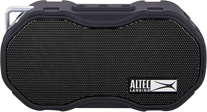 Altec Lansing Baby Boom XL - Waterproof Bluetooth Speaker, Wireless & Portable for Travel & Outdoor Use, Deep Bass & Loud Sound, 1 Pack, Black-CubbioJoy