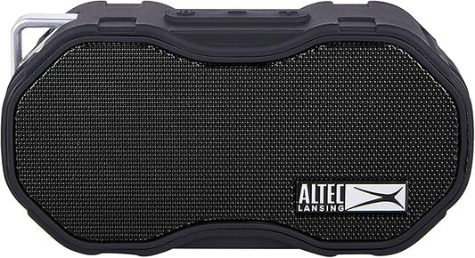 Altec Lansing Baby Boom XL - Waterproof Bluetooth Speaker, Wireless & Portable for Travel & Outdoor Use, Deep Bass & Loud Sound, 1 Pack, Black-CubbioJoy