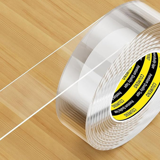 Clear Edge Protector,Safe Corner Protector, Anti-Sharp Edge Protector, for Furniture, Drawers, Tables, Cabinets 0.8inX16.4FT-CubbioJoy