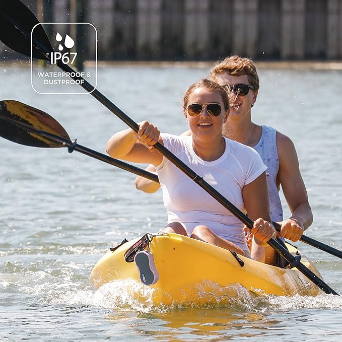 Altec Lansing Baby Boom XL - Waterproof Bluetooth Speaker, Wireless & Portable Speaker for Travel & Outdoor Use, Deep Bass & Loud Sound, 1 Pack, Pink-CubbioJoy