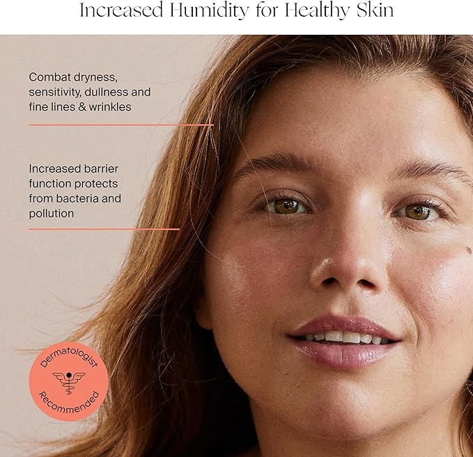 Canopy Portable Misting Humidifier - Cordless 11 HR Run Time, 500 mL, TSA Approved Travel Humidifier - Alleviate Symptoms of Allergies, Flu, Cold, Dry Skin - Includes Aroma & Adapter - Cream-CubbioJoy