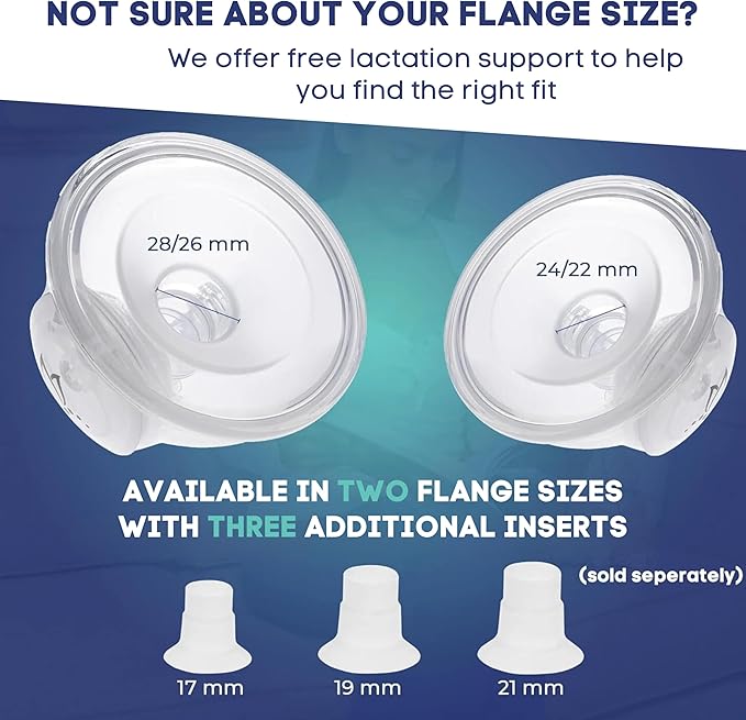 BabyBuddha Hands Free Milk Collection Cups for Breast Pump, 8 Fl Oz Each, Wearable Breastmilk Containers, Compatible with BabyBuddha Pump, Spill Resistant Design, Small Flange 22 to 24mm, 2 Pack-CubbioJoy