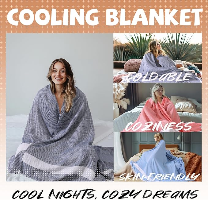 Breathable Bedspread Woven Blanket Cooling Queen Full Size Quilt Thin Comforter Boho Bed Bedroom Thing Girl Aesthetic Preppy Stuff Cute Accessories Girly Room Aesthetic College Student Dorm Decor Pink-CubbioJoy