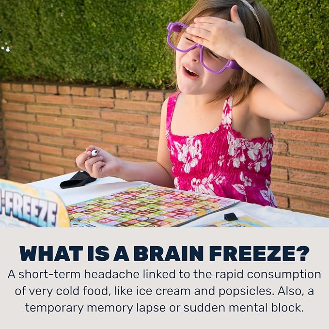 Brain Freeze™ Board Game – Fun Memory Game for Kids & Families, Educational Toys & Learning Game, Logic & Deduction Challenge, Ages 5+-CubbioJoy
