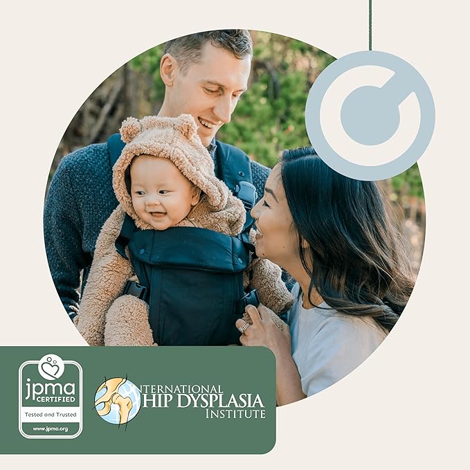 Colugo Baby Carrier - Baby Carrier Newborn to Toddler, Toddler Carrier, Adjustable, Lightweight, Breathable Carrier for Newborn to 33 Pounds (Cool Grey)-CubbioJoy