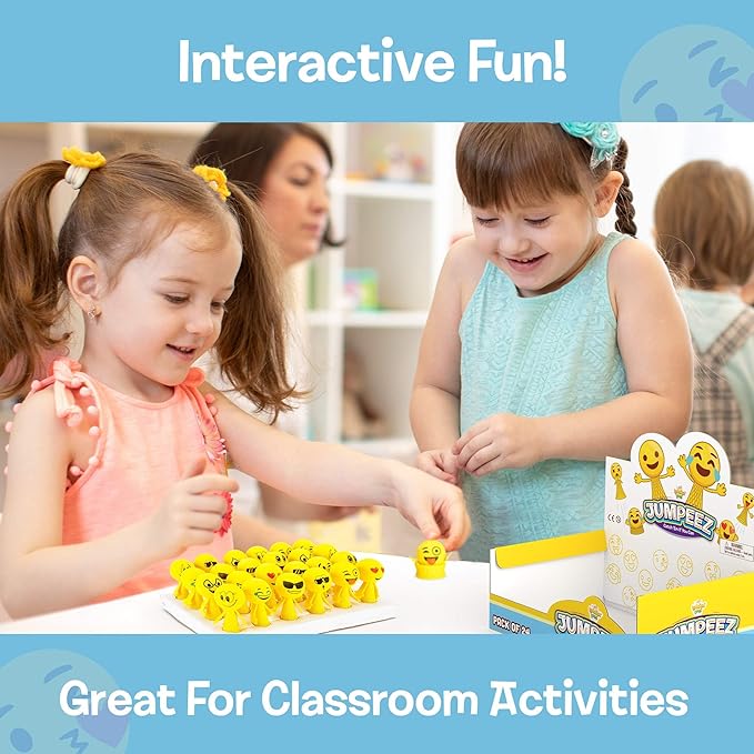 IPIDIPI TOYS Jumping Poppers – Pack of 24 – Spring Launcher Toys for Kids - Fun Party Favors, Goodie Bag Stuffers, Classroom Rewards, Birthday Games, and Holiday Prizes-CubbioJoy