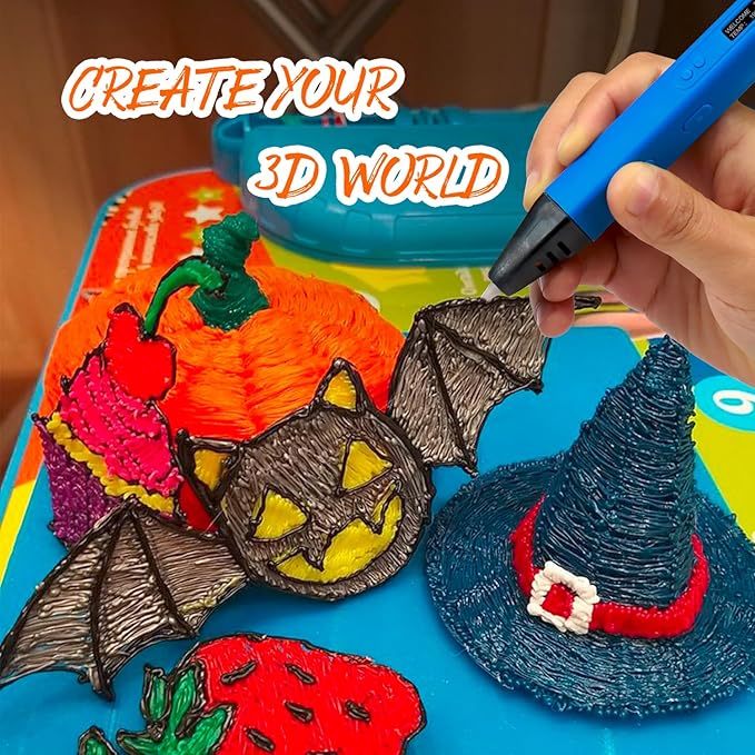 40 Colors PLA 3D Pen Filament Refills Compatible with SCRIB3D MYNT3D PIKA3D 3D Pen Most 1.75mm 3D Prining Pens NOT FIT 3Doodler Start Pen-CubbioJoy