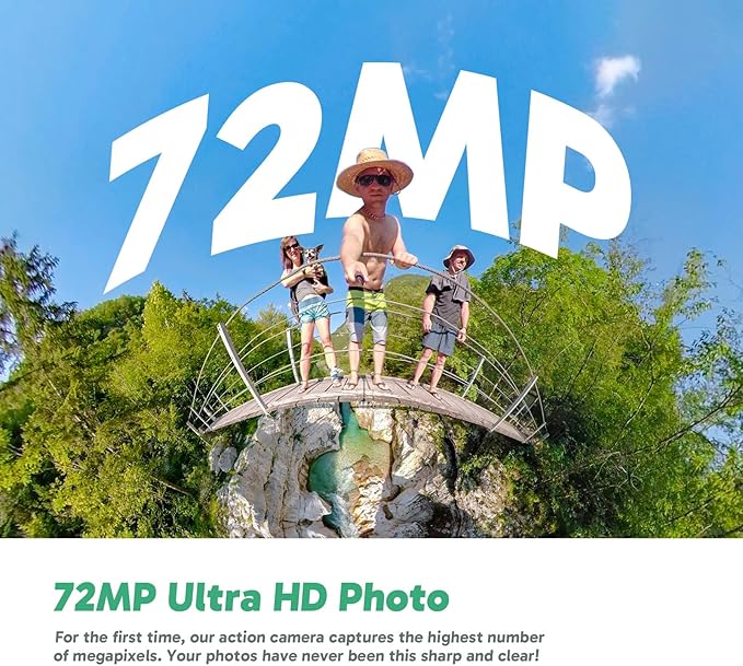 AKASO 360 Weatherproof 360° Action Camera - 5.7K 360 Video with 1/2" 48MP Sensors, 72MP 360 Photo, 360-SuperSmooth, 2.29" Touchscreen, Invisible Selfie Stick Effect, 360° Horizon Lock, AI Tracking-CubbioJoy