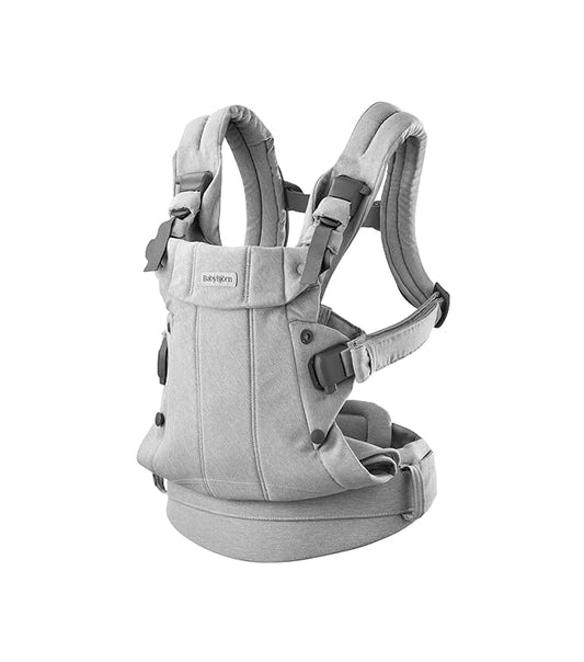 BabyBjörn Baby Carrier Harmony, Light Gray, Woven Mélange, 3-in-1 Ergonomic Baby Carrier, Newborn, Facing-in, Outward-Facing, and Back Carrying Positions Supported (7-40 lbs), Newborn to Toddler-CubbioJoy