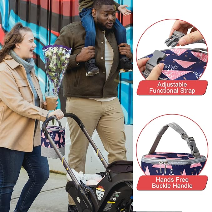 Accmor Breastmilk Cooler Bag, Baby Bottle Cooler Bags, Insulated Bottle Cooler Tote Bags On The Go, Fits 4 Large 8oz Bottles, for Nursing Mom Daycare Travel-CubbioJoy