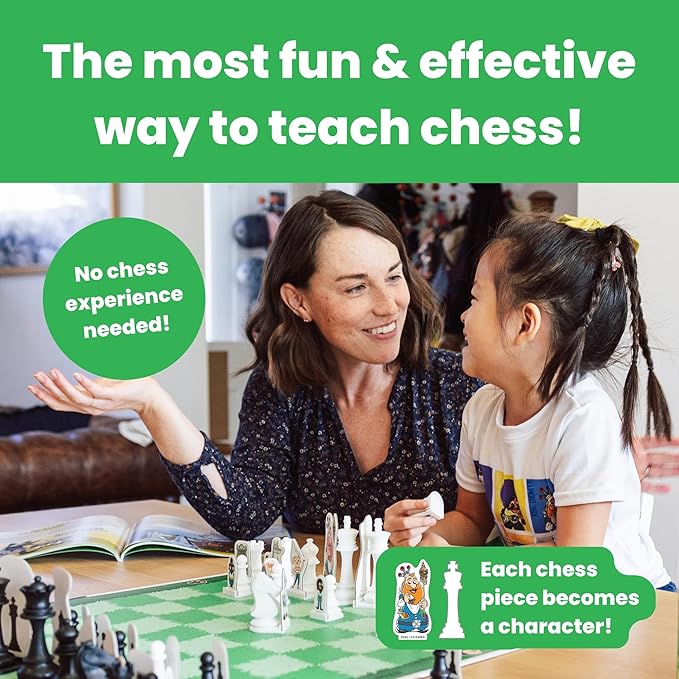 Chess Sets for Kids, Kids Chess Set, Chess Game Toddlers, Learning Games for Kids, Chess Sets for Boys & Girls-CubbioJoy