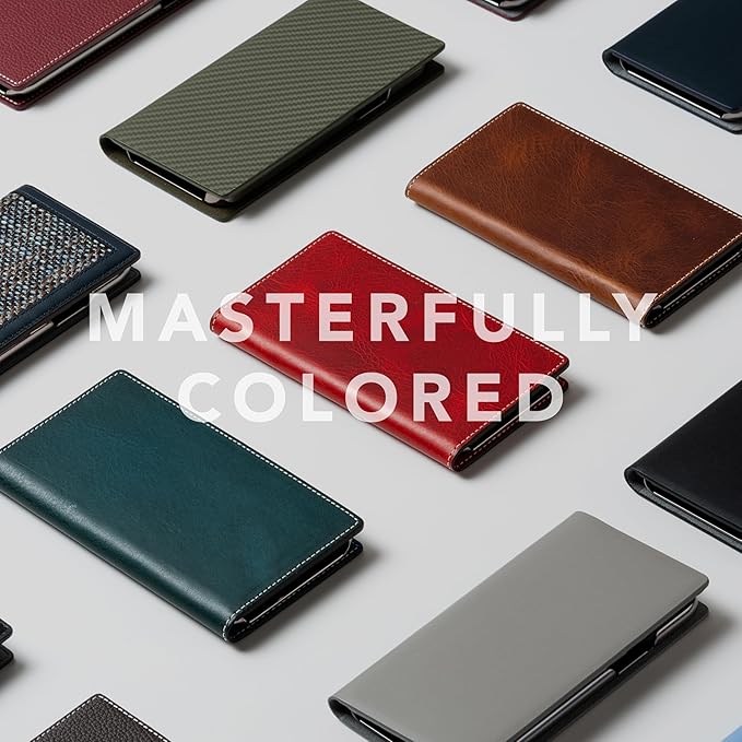 D7 Italian Wax Leather Wallet Case for iPhone 15 - [2-in-1] Handcrafted Detachable Diary Style with Magnetic MagSafe Back Cover, Gift Box Included (Blue)-CubbioJoy