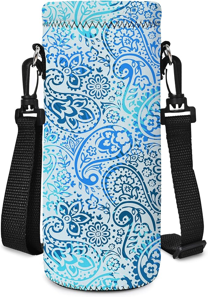 AUPET Water Bottle Bag Carrier,24oz/32oz Insulated Neoprene bottle Sling Holder Case Pouch Cover for 1000ML/750ML Bottles with Shoulder Strap for walking-CubbioJoy