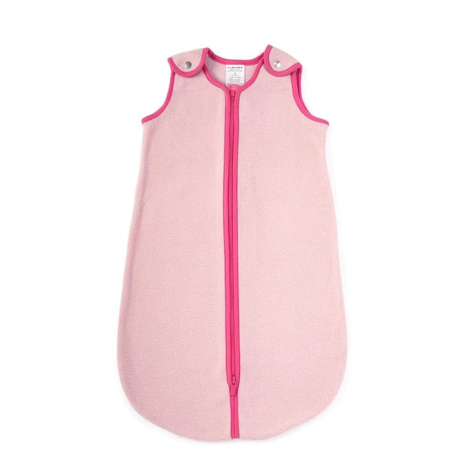 baby deedee Sleep Nest Fleece Baby Sleeping Bag, Sweet Pink, 0-6 Month-CubbioJoy