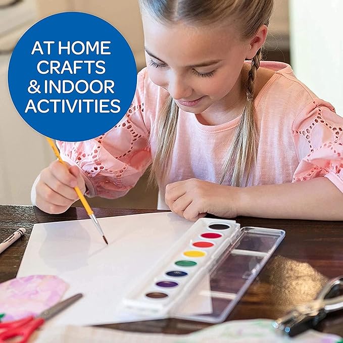 Crayola Washable Watercolor Paint Sets for Kids (12ct), Bulk Classroom Art Supplies for Preschool & Kindergarten, Classroom Learning Activities for Toddlers-CubbioJoy