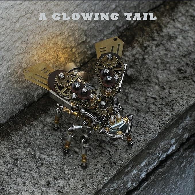 Adult 3D Metal Puzzle, Punk Insect Model Set, 3D Metal Puzzle Mechanical Insect Building Blocks, Fun DIY Assembly, high-end Men's Gifts.-CubbioJoy