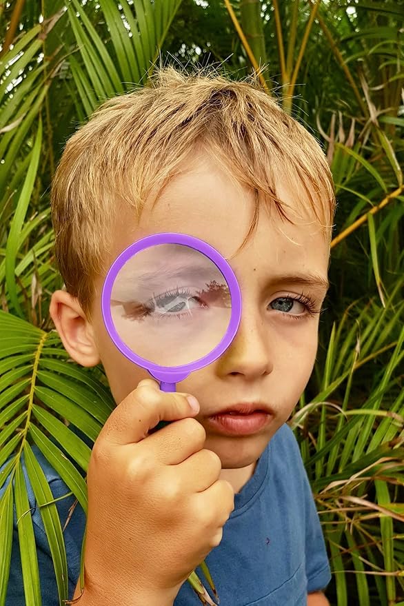 Adventure Kidz - Outdoor Exploration Kit, Children’s Toy Binoculars with Case, Flashlight, Compass, Fox Whistle, Magnifying Glass, Backpack. Great Kids Set for Camping, Hiking, STEM, Pretend Play.-CubbioJoy