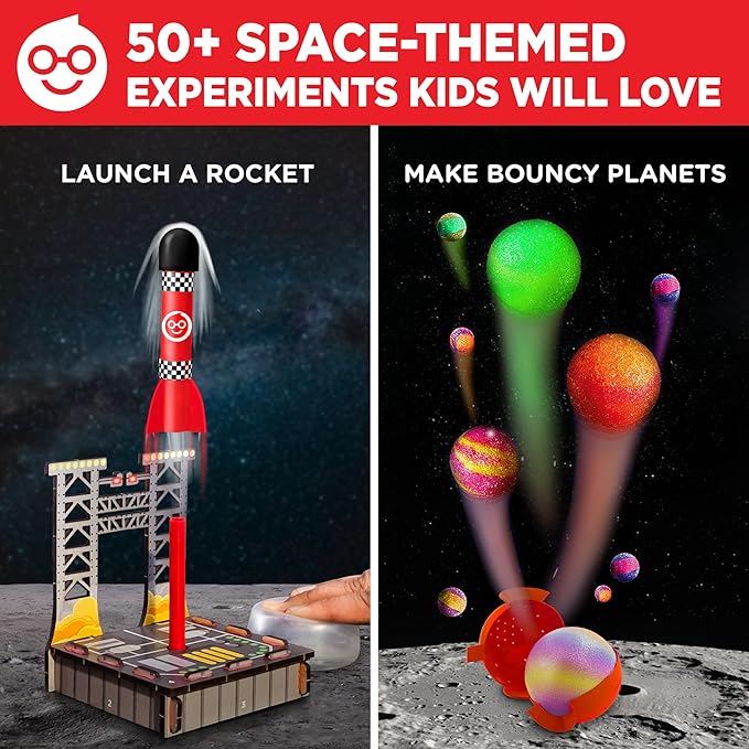Doctor Jupiter Space Science Toy, Crafts Kit for Kids | Birthday Gifts for Boys 8+ Years Old | STEM Toy with 50+ Experiments | Learning & Educational Kits, Planet Toys-CubbioJoy