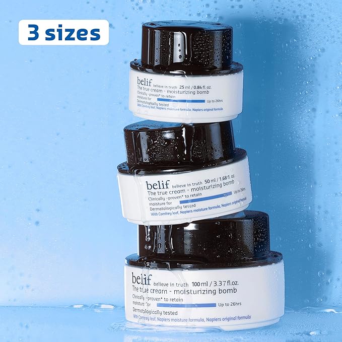 belif The True Cream Moisturizing Bomb with Oak Husk and Vitamin B | Moisturizer | Good for Dry Skin, Dryness Dullness, and Uneven Texture |For Normal, Dry Skin Types-CubbioJoy