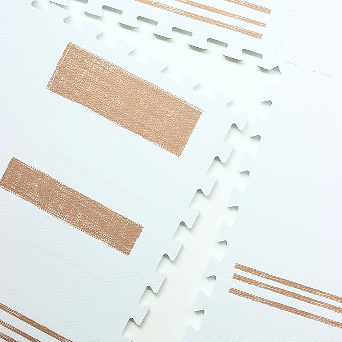 Baby Play Mats for Floor - Sol (6x6ft) - Premium EVA Foam Play Mat for Babies & Toddlers - Perfect for Tummy Time, Crawling, Playroom - Stylish & Comfortable Kids Play Mat-CubbioJoy