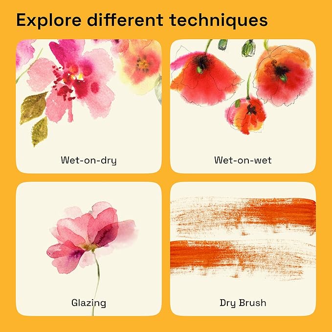 ARTISTRO Professional Metallic Watercolor Paint Set for Adults - 12 Pigment-Rich Metallic Colors, XL Pans, ASTM-I Lightfastness, High Tinting Strength Watercolor Set for Professionals made by professionals-CubbioJoy