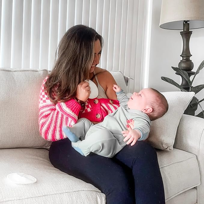 Ameda Washable Nursing Pads | 10 Pairs (20 Count) | Organic Nursing Pads | Breastfeeding Supplies | Reusable Breast Pads for Leaking Milk | Breastfeeding Pads | Includes Mesh Laundry Bag-CubbioJoy