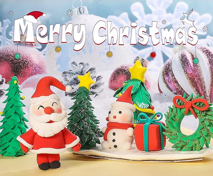 CiaraQ White Air Dry Clay, DIY Modeling Clay, Easy to Use for Children and Artists. 10 oz/Bag-CubbioJoy