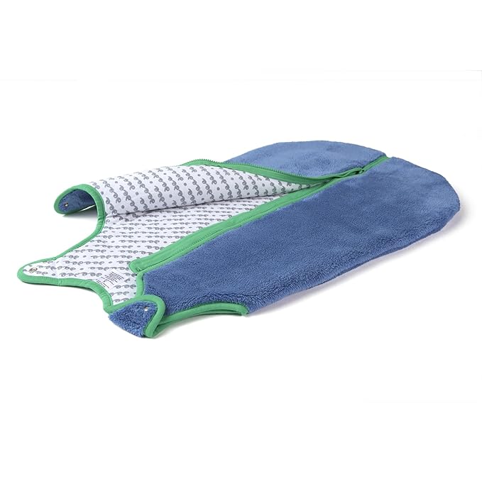 baby deedee Sleep Nest Teddy Baby Sleeping Bag, Fuzzy Dino, Medium (6-18 Months)-CubbioJoy