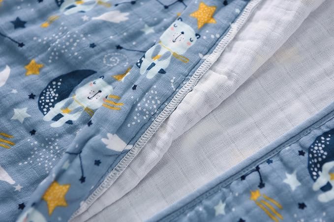 Baby Sleep Sack 12-24 Months Wearable Blanket for Babies 100% Organic Cotton 2-Way Zipper YKK 0.5 TOG Toddler Sleeping Sacks 1-2 T Bears-CubbioJoy