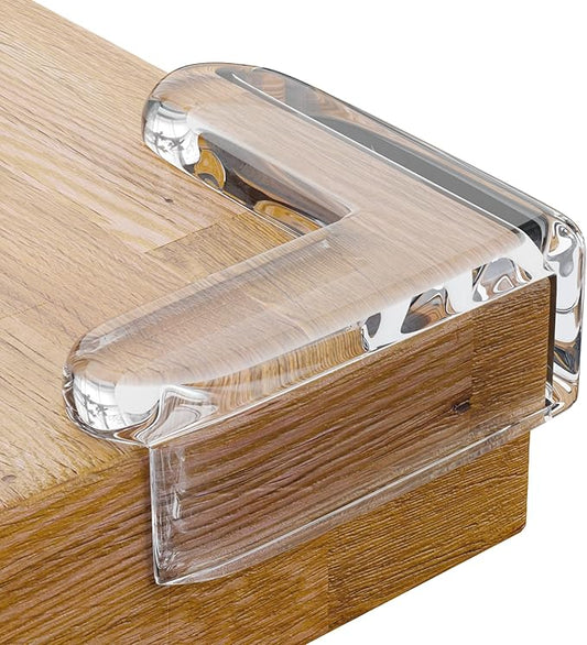 CalMyotis Corner Protector for Baby, Protectors Guards - Furniture Corner Guard & Edge Safety Bumpers - Baby Proof Bumper & Cushion to Cover Sharp Furniture & Table Edges - Clear, Transparent,18 Pack-CubbioJoy