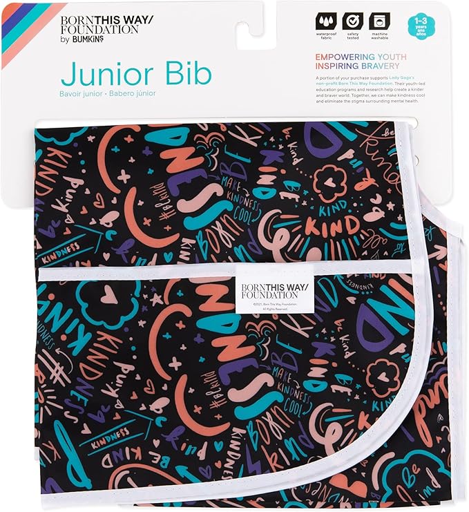 Bumkins Bibs - Toddler Bibs, Waterproof, Large for 1-3 Years, Short Sleeve-CubbioJoy