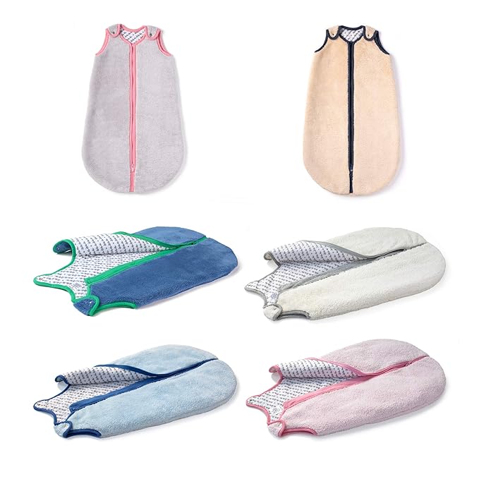 baby deedee Sleep Nest Teddy Baby Sleeping Bag, Pink, Large (18-36 Months)-CubbioJoy