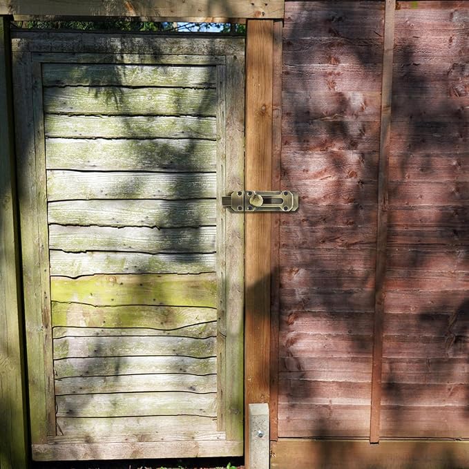 2 pcs Zinc Alloy Sliding Door Lock, Barrel Bolt Cabinet Lock Barrel Bolt Closure Cabinet Door Security Sliding Door Lock for Home Windows and Doors Cabinet Furniture-CubbioJoy