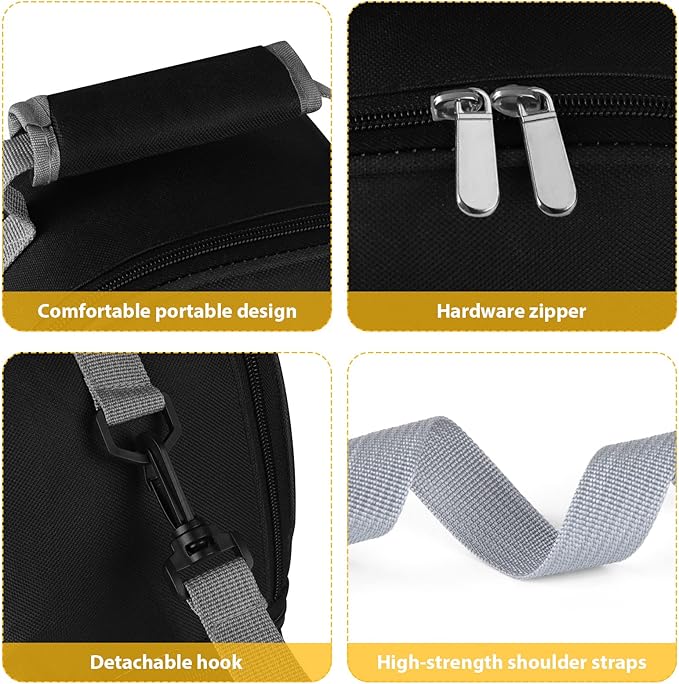 Accmor Breastmilk Cooler Bag with Ice Pack, Breast Pump Bag with Cooler Fits 6 Bottles, Double Layer Breast Milk Cooler Travel Bag for Nursing Mom Daycare, Work, Travel-CubbioJoy