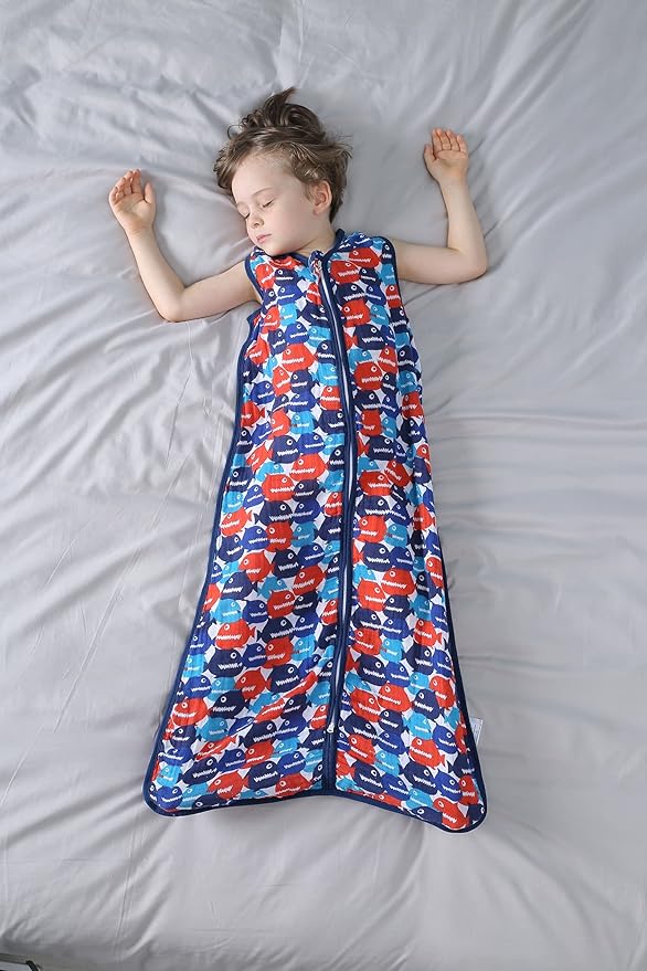 Baby Sleep Sack 2-4 T Boys & Girls Wearable Blanket 100% Organic Cotton 0.5 TOG Toddler Sleeping Sack 2- Way Zipper X-Large-CubbioJoy